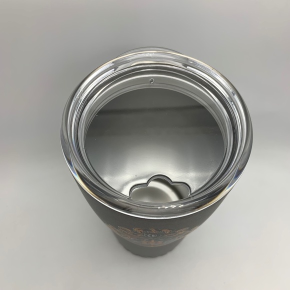 Harry Potter Hogwarts Emblem Metal Travel Thermos Cup Warner Bros. - Picture 5 of 16